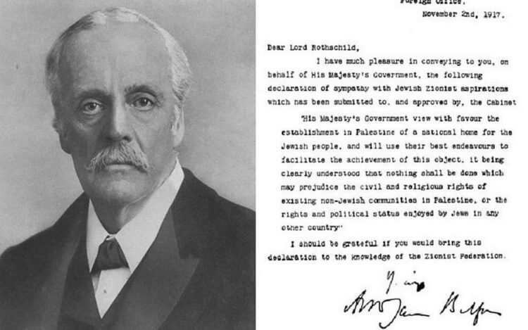 Balfour Deklarasyonu Yayınlandı