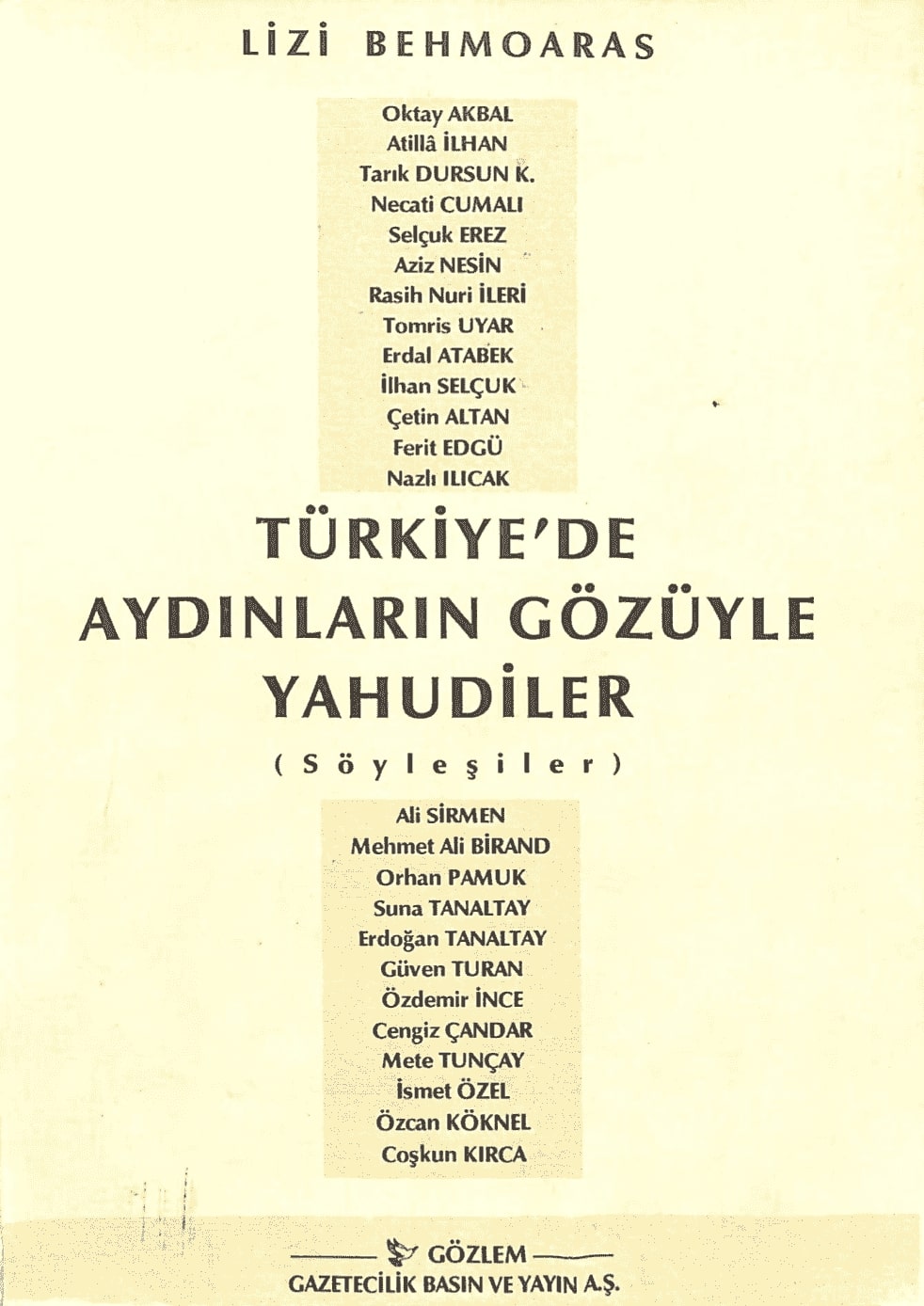 Türkiye&#8217;de Aydınların Gözüyle Yahudiler