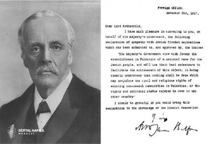 Balfour Deklarasyonu ve Filistin&#8217;in İşgali