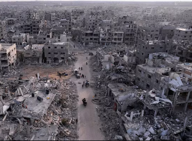 Raw Drone Footage Shows Destruction of Northern Gaza Strip